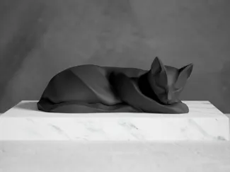 Sleeping Cat Sculpture