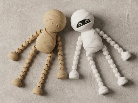 Modelo para impresión 3D: Flexi Mummy. Articulated Legs and Arms — referencia de MakerWorld