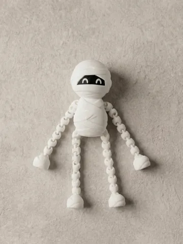 Modelo para impresión 3D: Flexi Mummy. Articulated Legs and Arms — vista de referencia 5