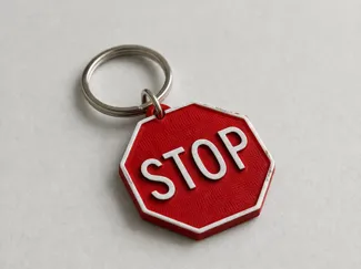 portachiavi segnale di stop