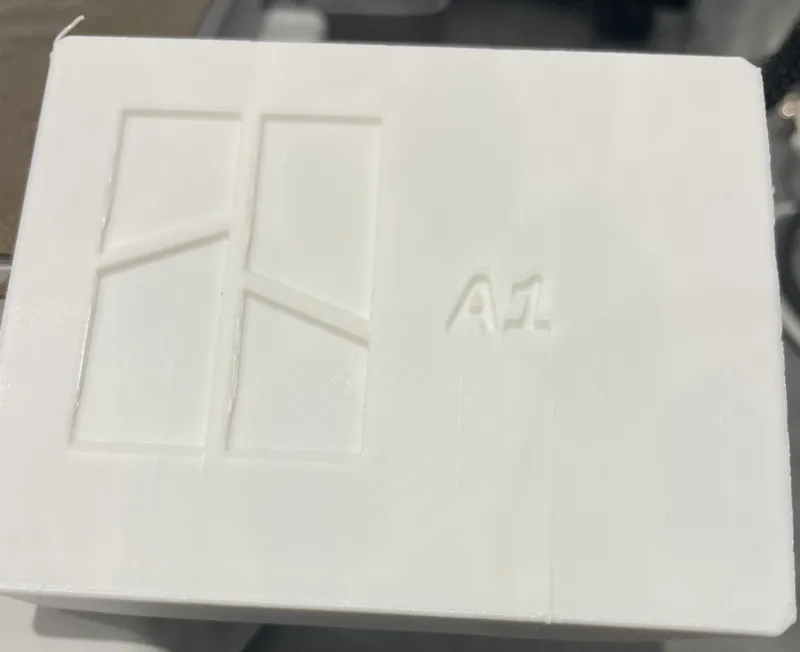 Minimalist A1 screen cover- Tight tolerance.