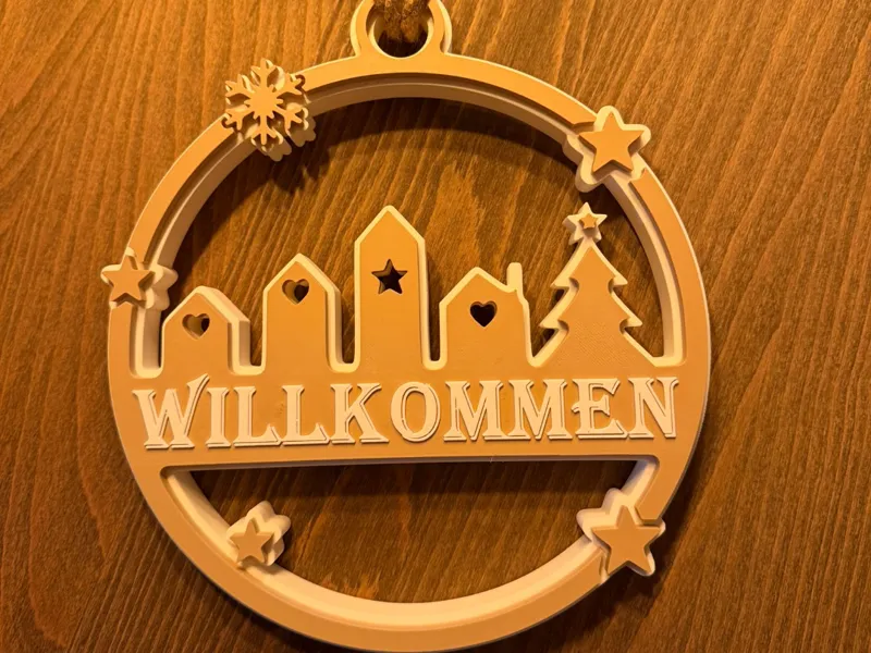 Weihnachtskranz ( Text bearbeitbar)