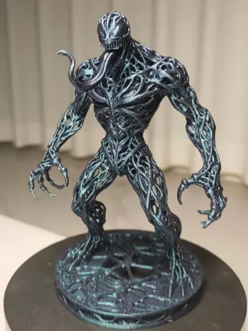 Soporte: Venom Symbiote: Intricate Line-Sculpted Hollow Art — vista de referencia 2