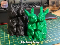 Famille de lapins mignons — photo 3