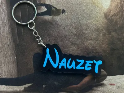 Nauzet Name Keychain