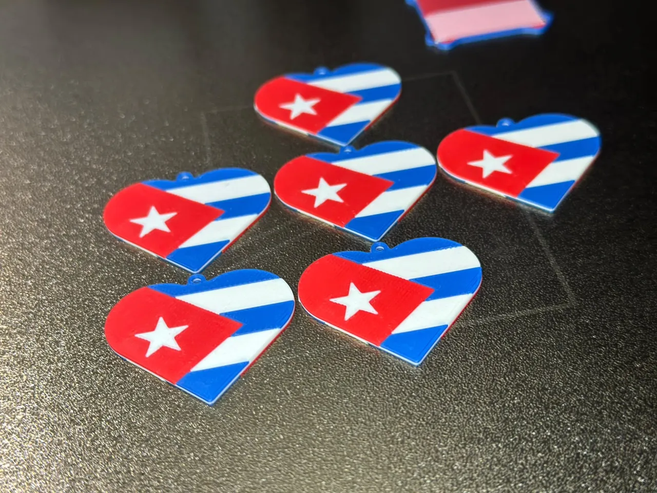 Cuba Heart Earrings – Cuban Flag Jewelry view 4