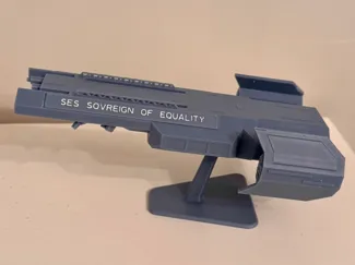 Miniature Helldivers 2 Super Destroyer