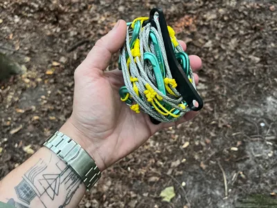 Rope Keeper for Backpacking Campsite Storage