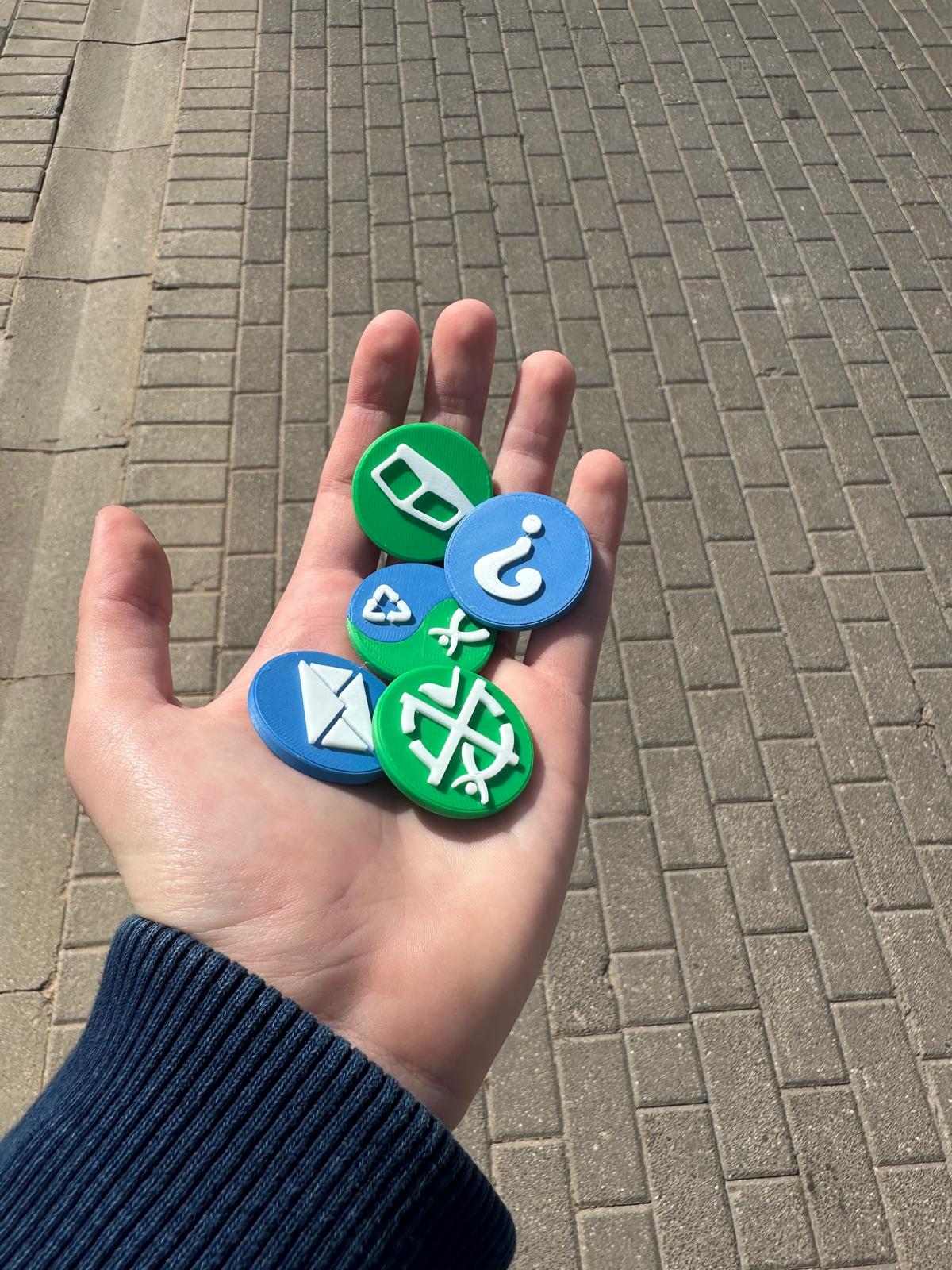Miniatura 3 do modelo 3D Geocoins set!
