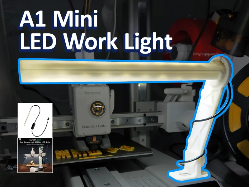 Articulated LED Work Light for A1 Mini