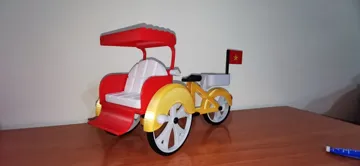 Letrero o emblema decorativo: Modern & Romantic Vietnamese Cyclo ElectricConcept — vista de referencia 5