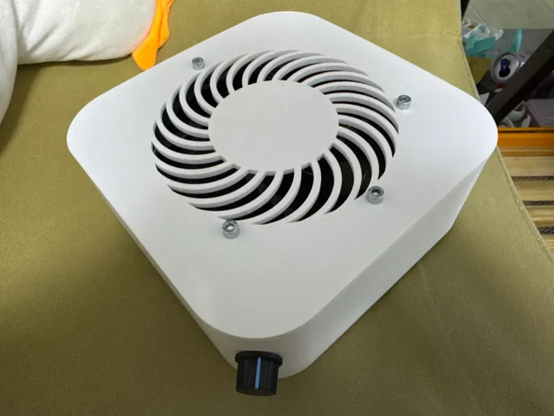 简易200mm直径小米滤芯通用款空气净化器（可调节风量大小。可接入米家，实现远程开关。）