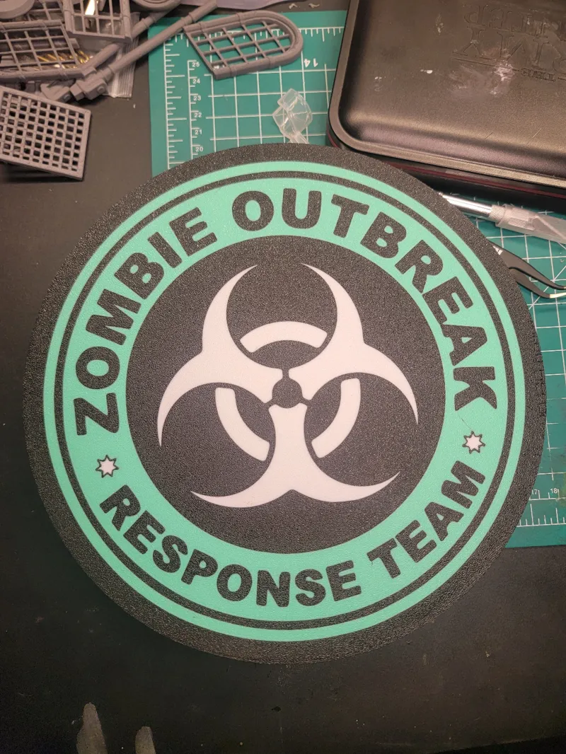 Zombie Outbreak Response Team Light Box
