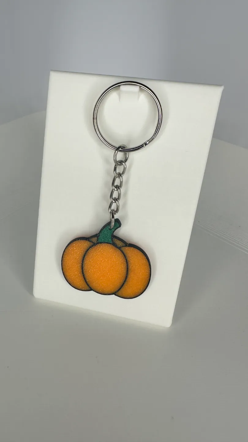 Fall/Halloween Pumpkin Earrings / Keychains view 3