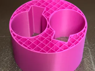Tube Mech Cup holder insert for Audi Q4