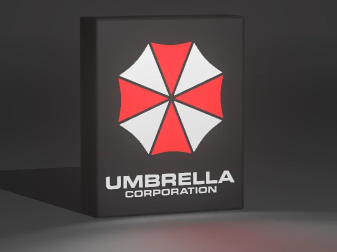 Luminária Light Box Umbrella Corporation 