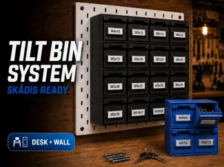 TiltBin System – Parametric Tilt-Out Bin Cabinet