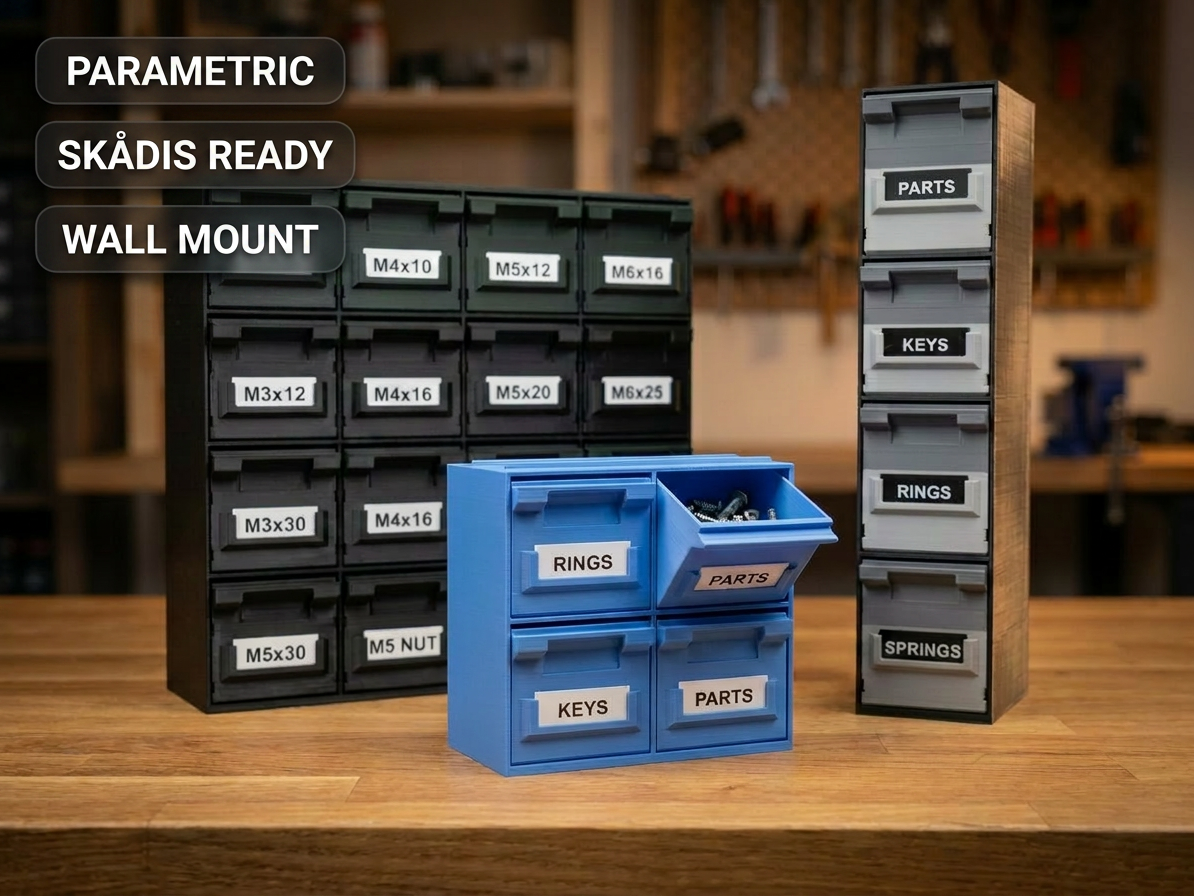 TiltBin System – Parametric Tilt-Out Bin Cabinet