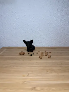 Modelo para impresión 3D: Strick-Pinscher — vista de referencia 3