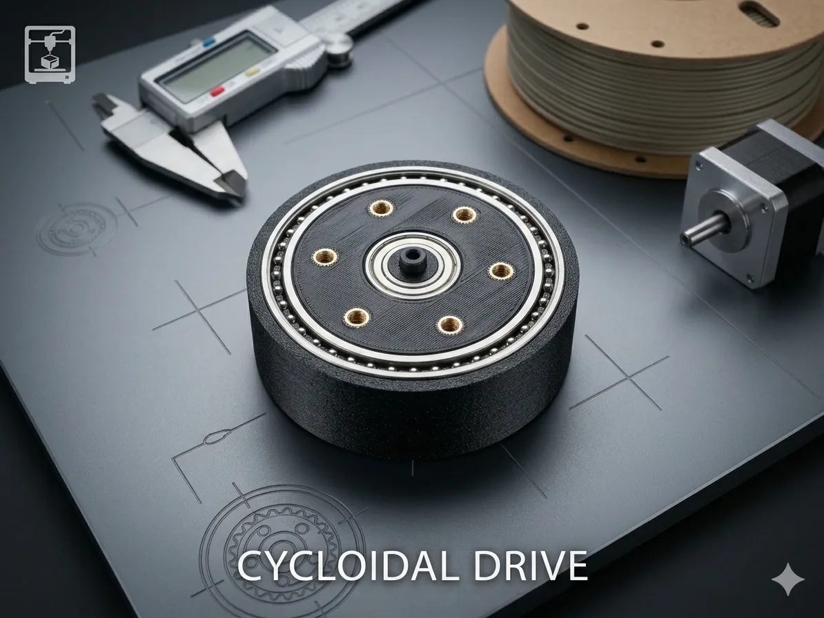 Cycloidal Drive 1:20 - Free 3D Print Model - MakerWorld