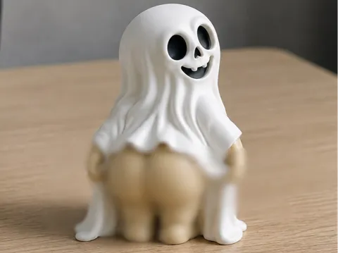 Adorno temático: funny ghost with ... — referencia de MakerWorld