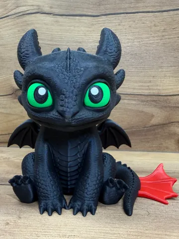 Accesorio para impresora 3D: Dragon Krokmou multipart no AMS — vista de referencia 2