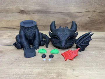 Accesorio para impresora 3D: Dragon Krokmou multipart no AMS — vista de referencia 3