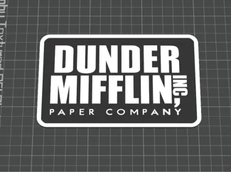 Dunder Mifflin Door Sign