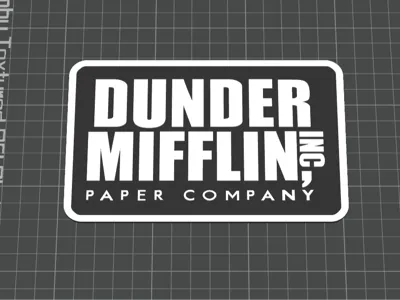Dunder Mifflin Door Sign