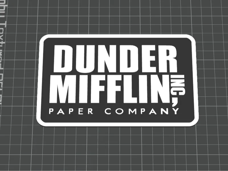 Dunder Mifflin Door Sign