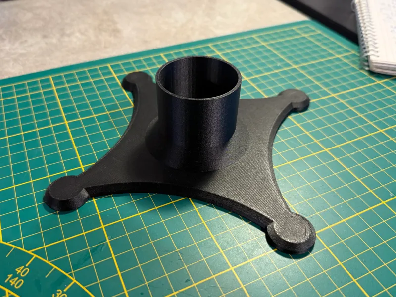 50mm hose to 125mm square magnets