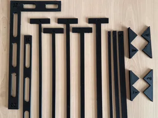 Bookbinding spacers & corner jigs