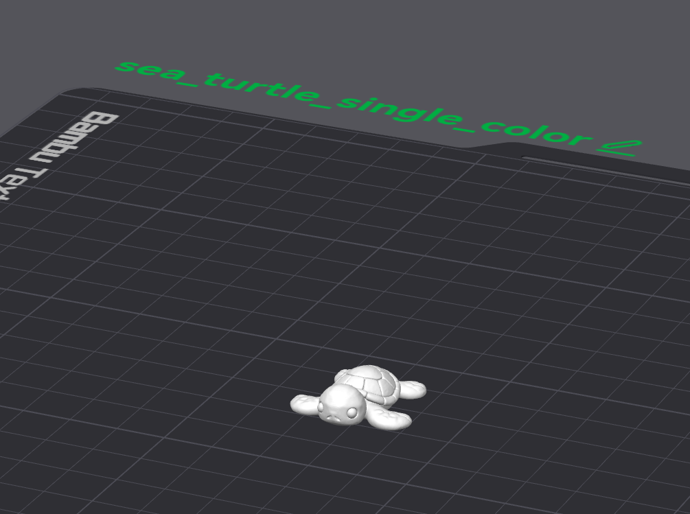 Miniatura 2 do modelo 3D Tiny Creatures Collection – Sea Turtle