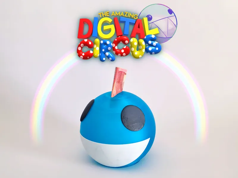 Bubble Piggy Bank - The Amazing Digital Circus