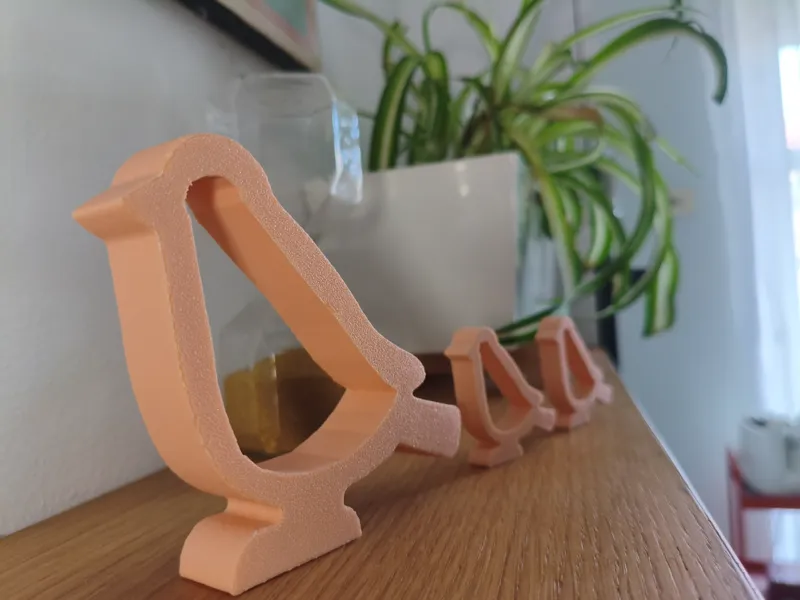 designer bird statue