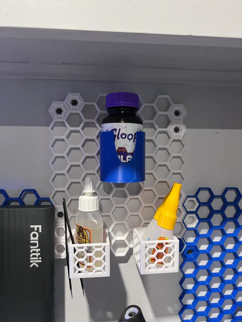 120mm Gloop PLA Honeycomb wall holder
