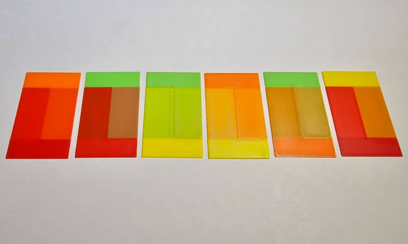 A1 Ams Lite Color Mix Test Sheet