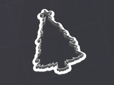 Christmas tree cookie cutter