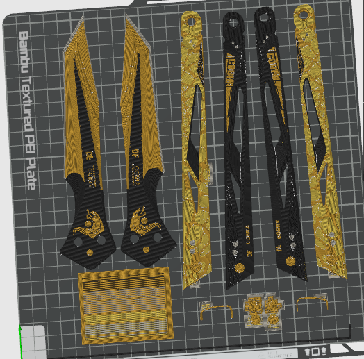 Miniatura 2 do modelo 3D 三角洲行动——影锋蝴蝶刀