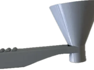Slide-Gate Funnel for Silica & Dry Solids