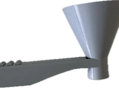 Slide-Gate Funnel for Silica & Dry Solids