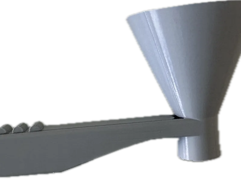 Slide-Gate Funnel for Silica & Dry Solids