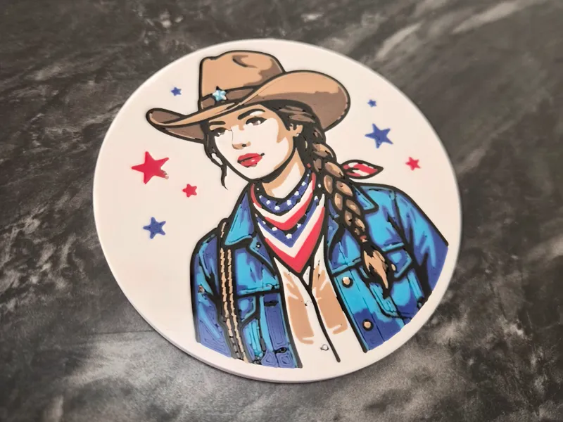 American Cowgirl Magnet