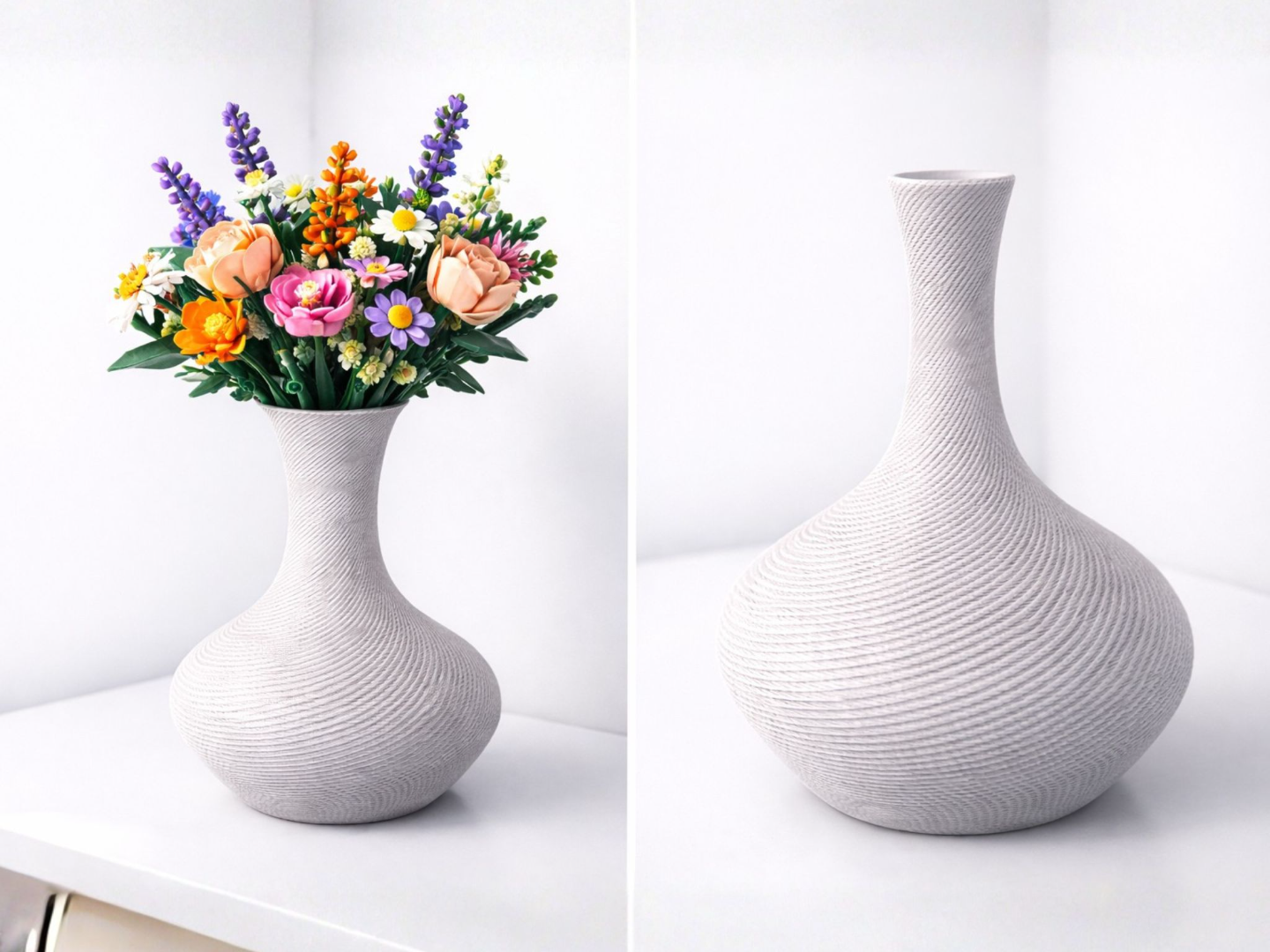Tall Vase for Brick Flowers