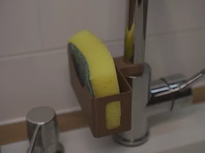 Smart Sponge Holder Duo Faucet & Sink Mount