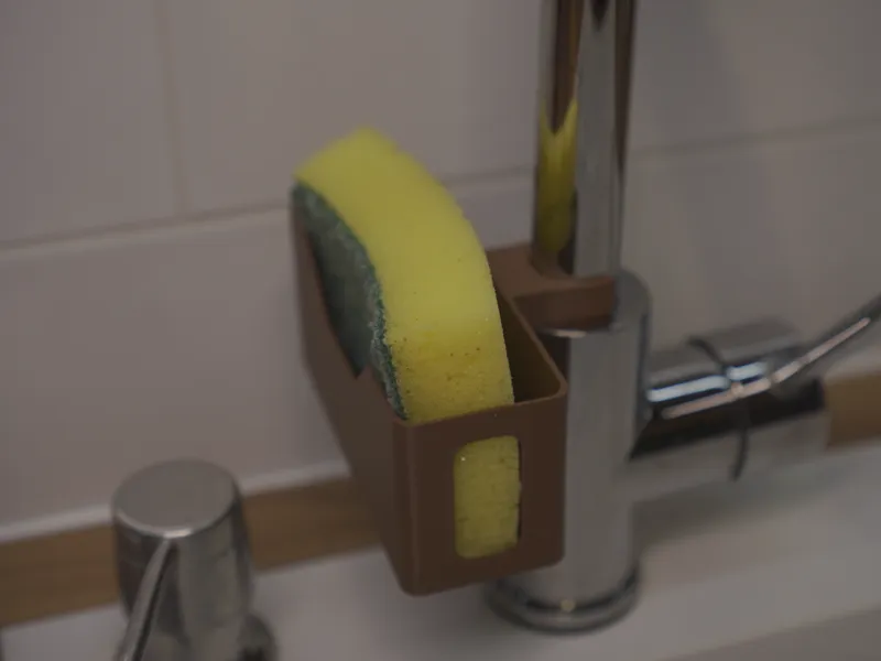 Smart Sponge Holder Duo Faucet & Sink Mount