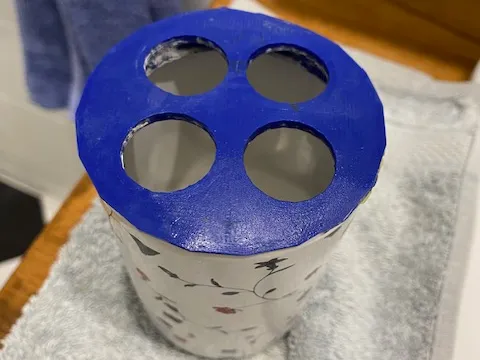Toothbrush Container Topper