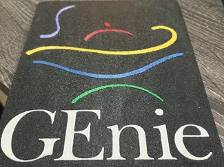 GEnie Online Service - Vintage Computer Logo 