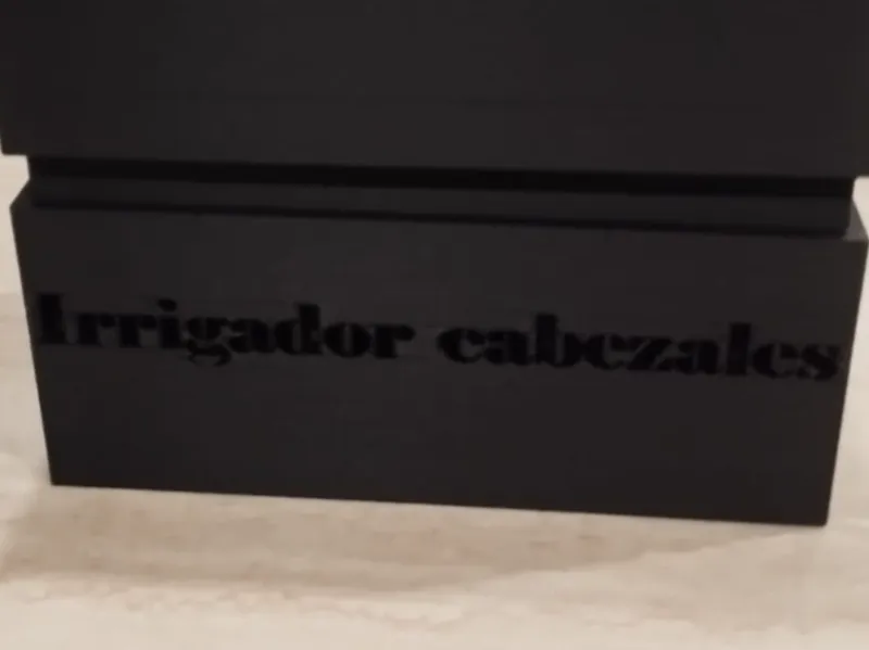 Caja para cabezales irrigador 