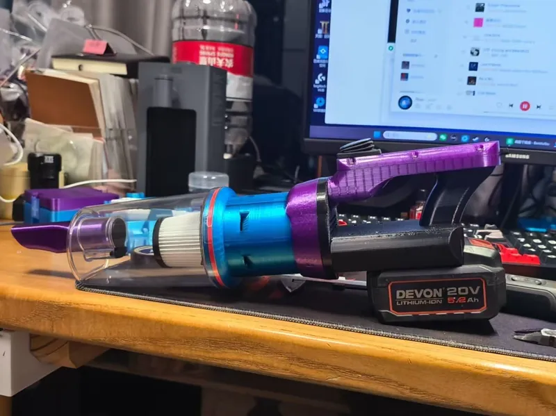 使用大有20v电池的吸尘器